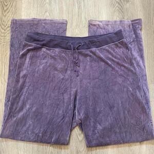 Vintage purple juicy couture lowrise flare tracksuit pants